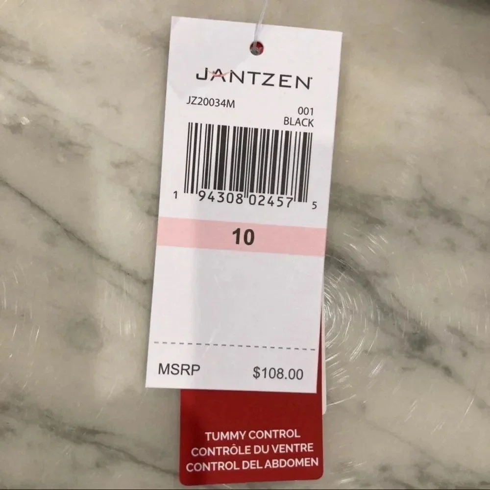Jantzen 10 Off-The-Shoulder Tummy-Control One-Piec